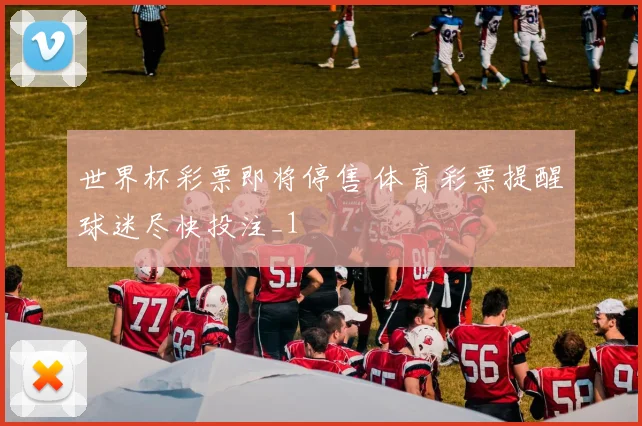 世界杯彩票即将停售 体育彩票提醒球迷尽快投注_1